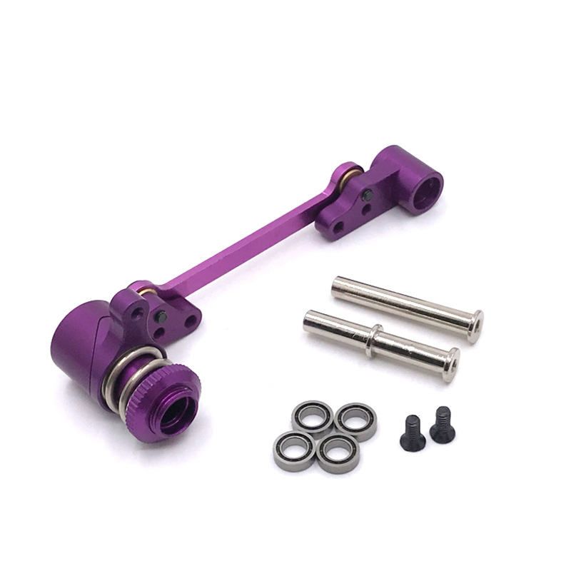 Upgrade Metal Steering Assembly For Wltoys 144010 144001 144002 124016 127017 124018 124019 LC 1/14 RC Car Parts