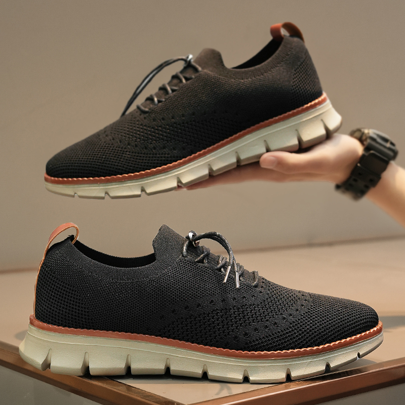 Casual Breathable Comfortable Outdoor Sneakers Fashionable Block Men Shoes 60d6f