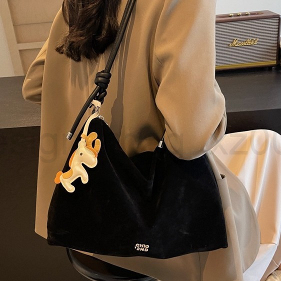 Fashion Classic Bag Designer 10a Top Woman Handbagfashion Canvas Bags Suede Single Shoulder Large Capacity for Women New Trendy Autumn and Winter Tote
