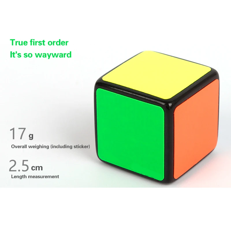 Fun 1x1 Mini Magic Cube Puzzle 2.5cm Funny Cube Puzzle Educational Toys Magic Cube Speed Cubo Magico Adult Toys Kids Gifts