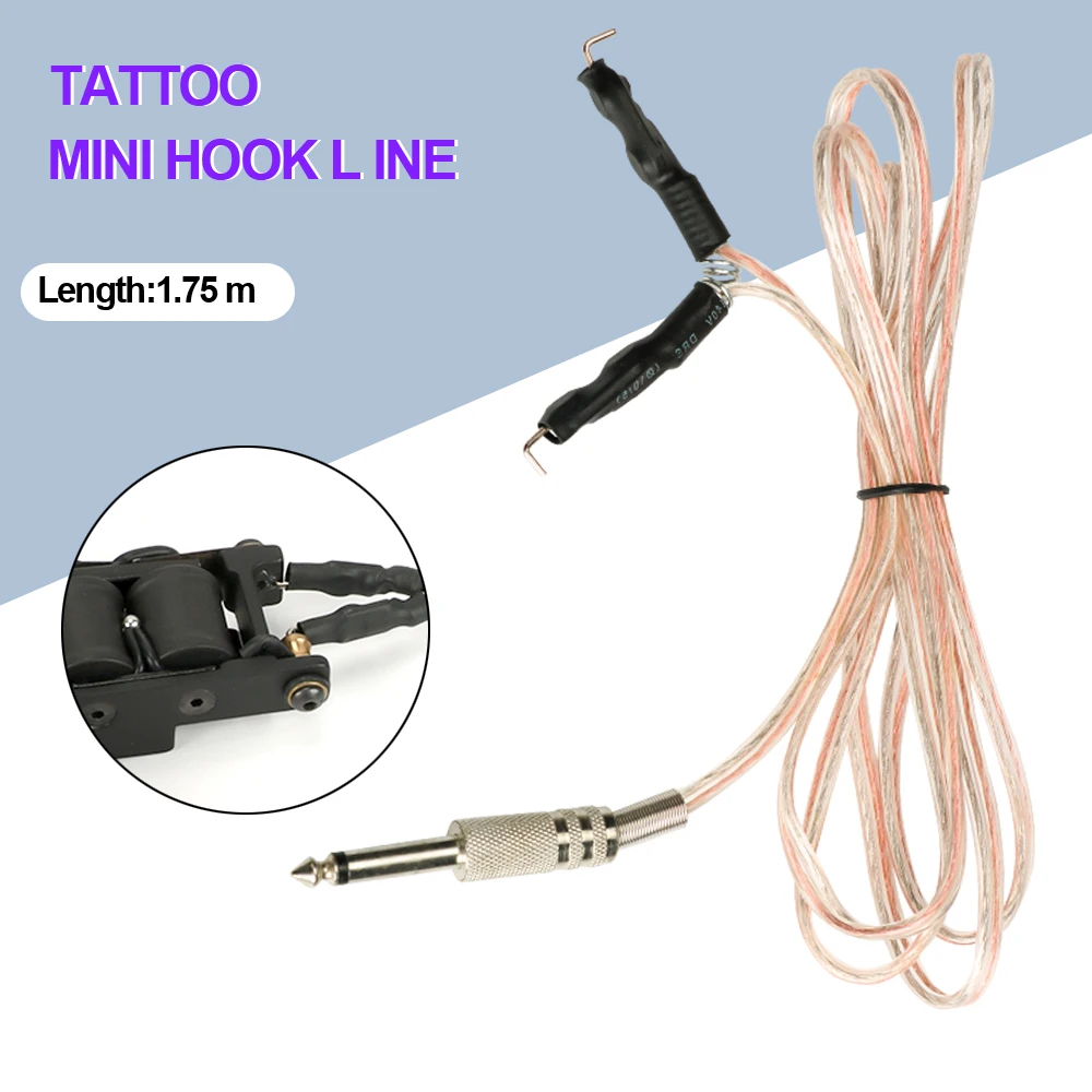 RCA/DC Plug Tattoo Machine Clip Cord Permanent Makeup Wire Hook Line Audio Cable for Tattoo Power Supply Accessories Top Quality