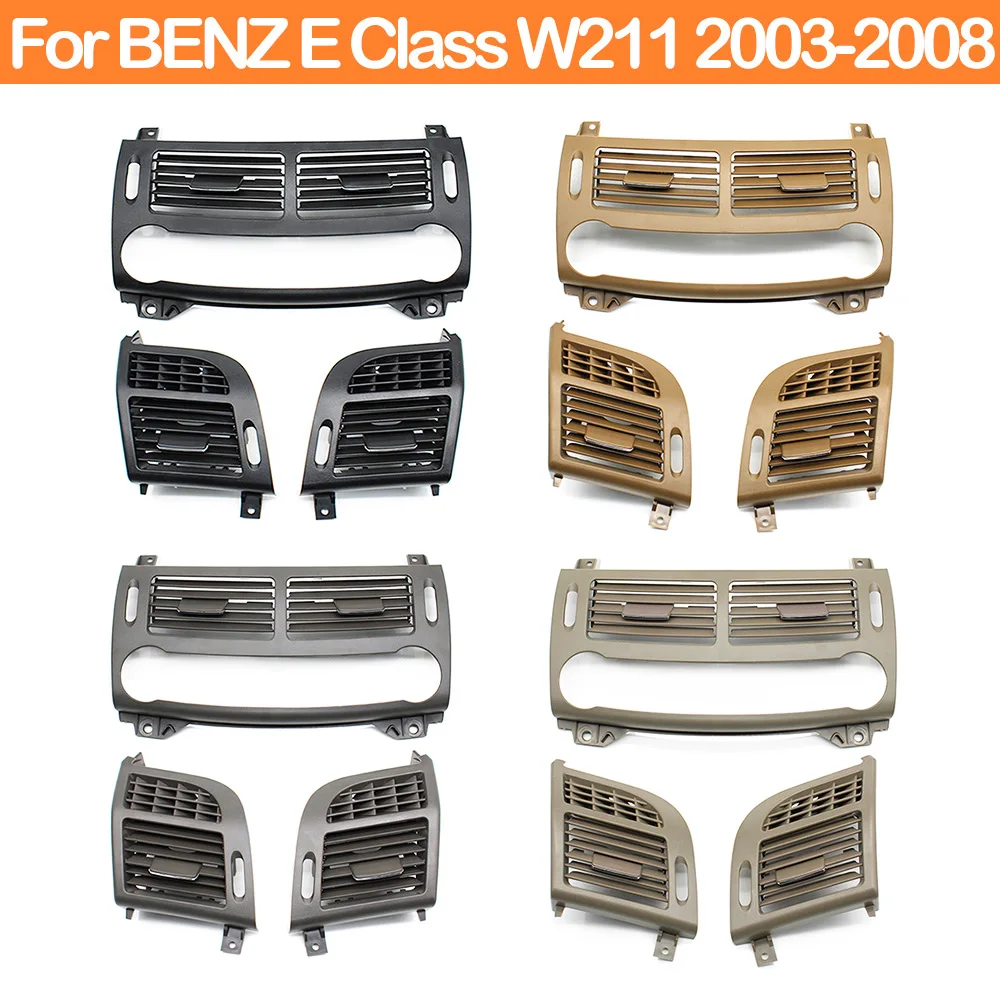 Front Dashboard Air Conditioner Ac Vent Grille Cover Panel For Mercedes Benz E Class W211 2003-2008 E200 E230 E260 E280 E300