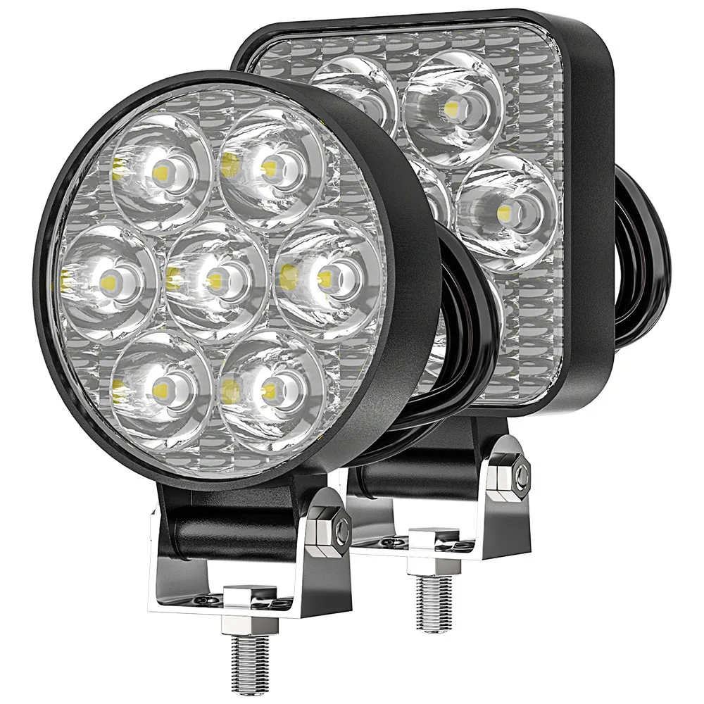 Automobile Led Working Lamp 2.5-Inch round Forklift Lamp Motorcycle Spotlight Engineering Agricultural Machinery Auxiliary
