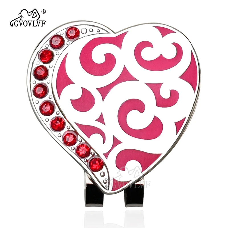 1pc Golf Bling Ball Marker With A Magnetic Cap Clip Easily to Golf Cap Premium Gifts Golf Accessories Gift for Women Golfers