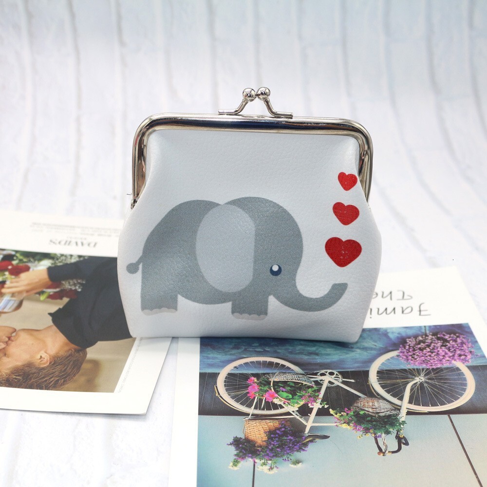 New Designer Cute Owl Pattern Printed Small Wallet 1-Piece Set Hot Selling Women's Cute Coin Wallet Carteira Feminina