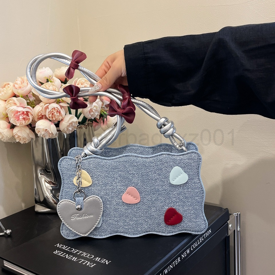 Fashion Classic Bag Designer 10a Top Woman Handbagevening Bags Advanced Small for Women New Girl Heart Cute Square Versatile Casual Single Shoulder Un