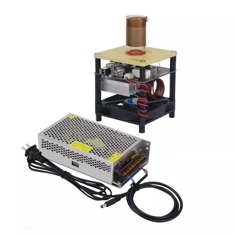 HFSSTC Music Tesla Coil Electronic Candle 16.5MHZ High Frequency Plasma Voltage Pulse ARC HFSSTC Tesla Coil