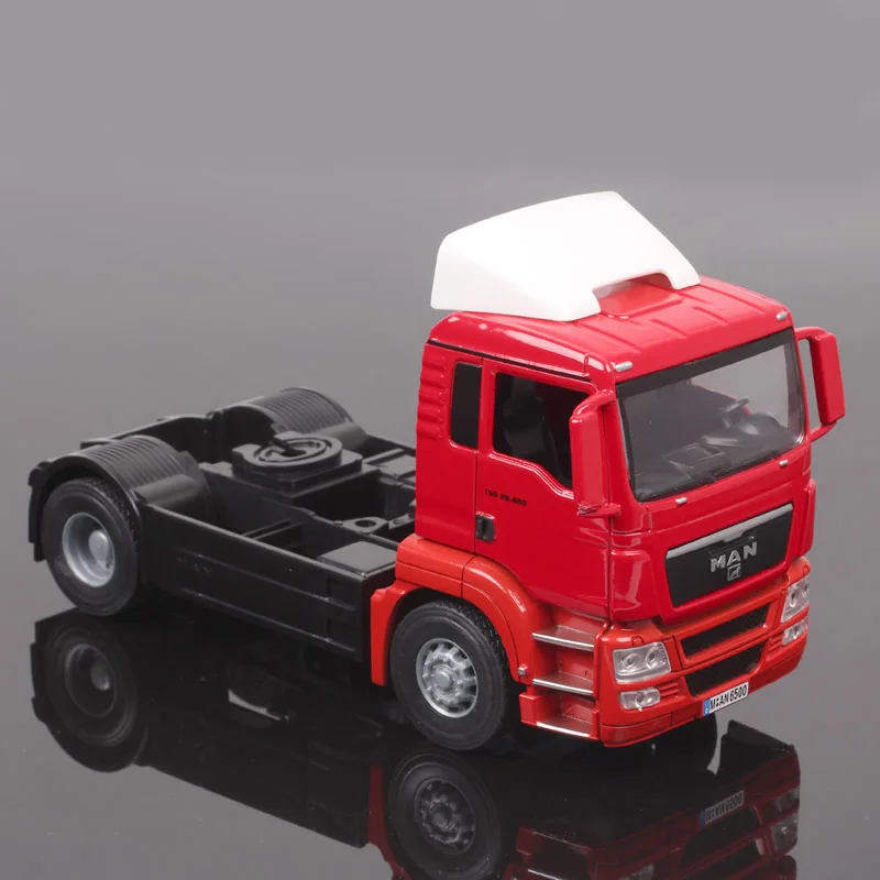 1:32 Big Scale Joycity Man TGS Heavy Truck Trailer Lorry Tractors Metal Diecasts & Toy Vehicles Model Car Souvenir Replicas