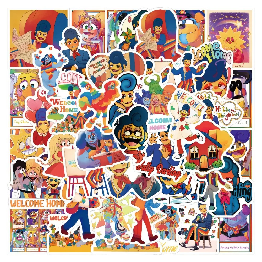 10/50Pcs Welcome Home Wally Darling Stickers Wally Darling graffiti Stickers for DIY Luggage Laptop Skateboard Bicycle Sticer