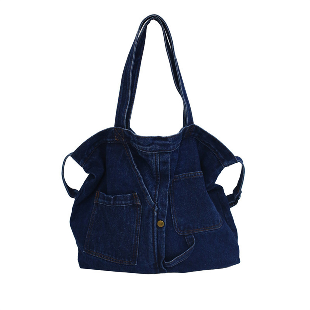 Denim Large Capacity Handbag Shoulder Bag Messenger Bag Casual Denim Fashionable Crossbody Bag High-quality Women Tote Bag