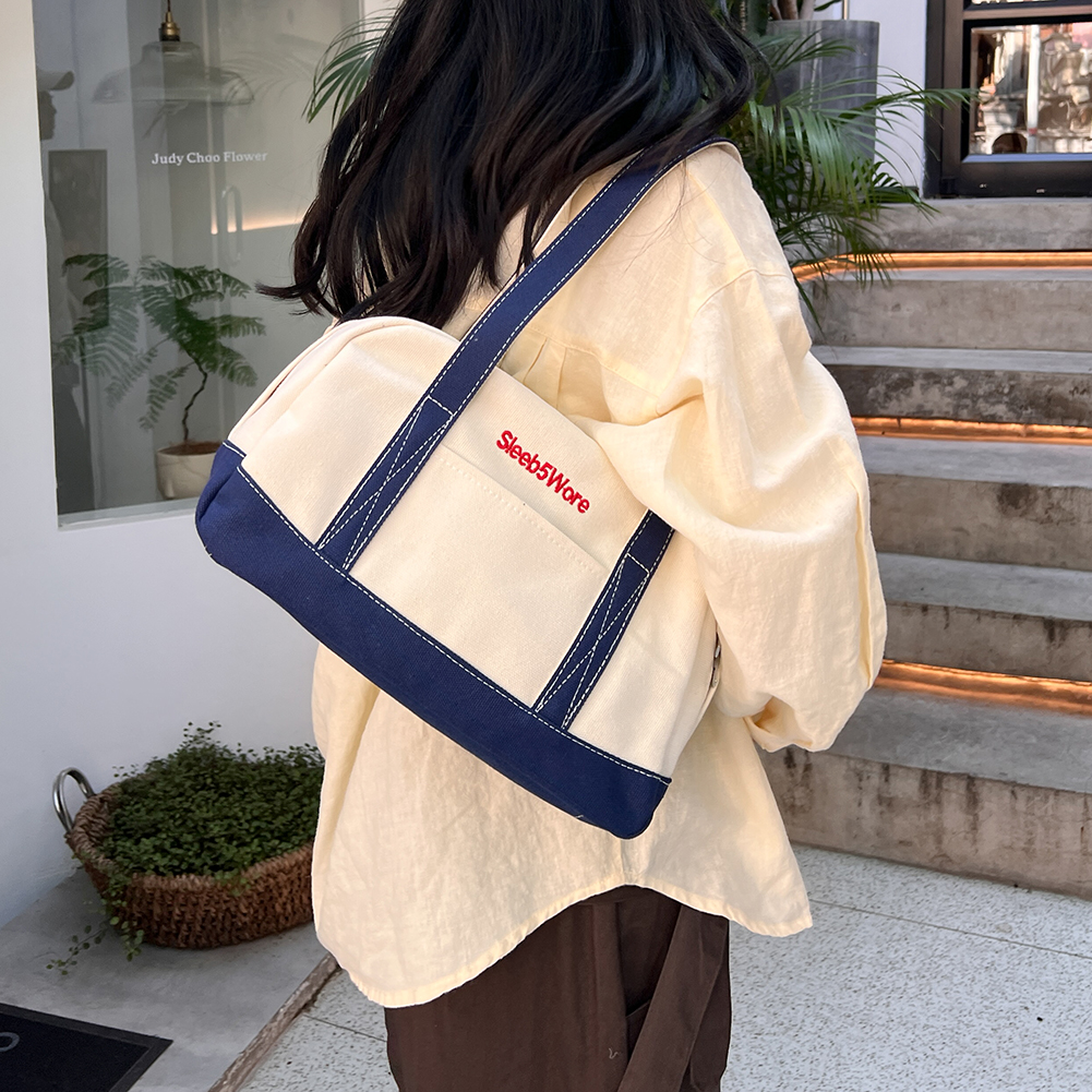 Women Tote Bag Casual Canvas Large Capacity Women Handbags Designer Letters Shoulder Armpit Bags Luxury Big Shopper Girls Gift