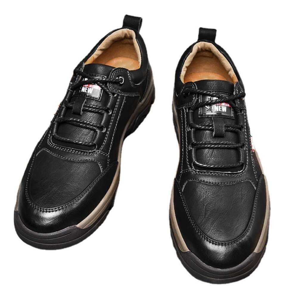 Men's new autumn mountaineering breathable style trendy fashion leather casual sports shoes, and board shoes
