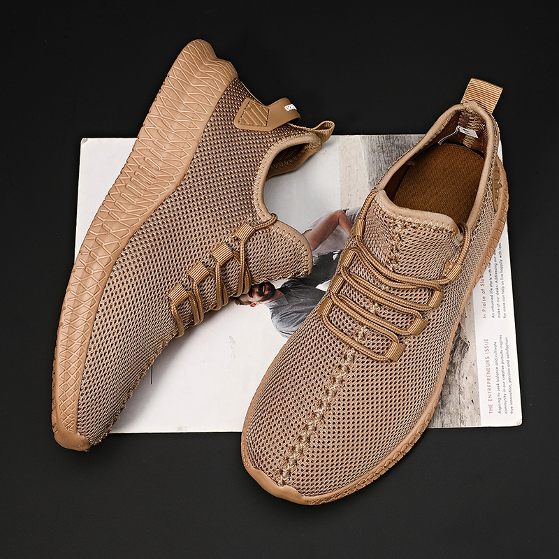 Mesh Men Shoes Breathable White Mens Sneakers Trendy Lightweight Black Walking Big Size Man Tenis Shoe Zapatillas Hombre 3018a
