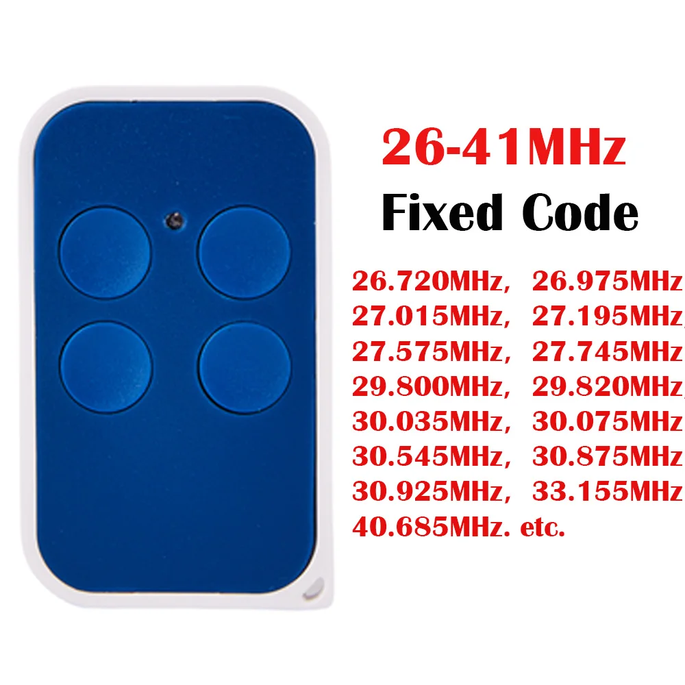CARDIN S466 TX2 TX4 / S738 TX2 new TX4 / S48 TX2 2025 TX4 Garage Door Opener Remote Control Command Fixed Code Door opener