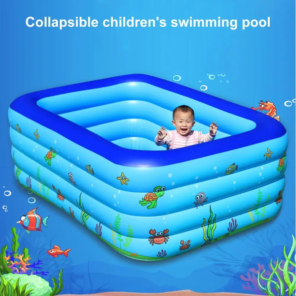 New Baby Children Swimming Pool Large Family PVC Swimming Pool Outdoor Summer Kids Inflatable Paddling Pools