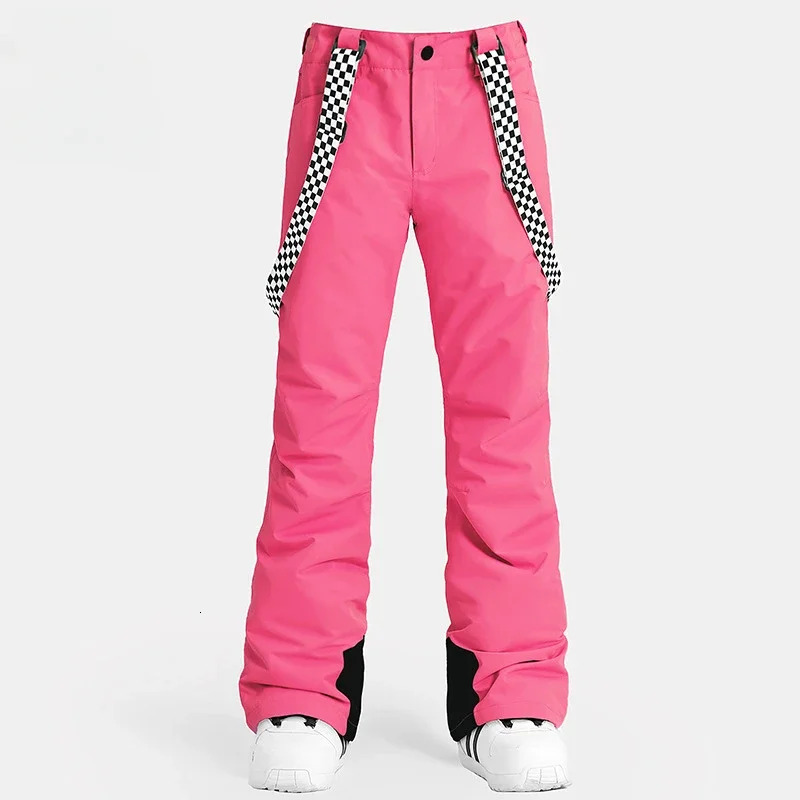 2025 Women Skiing Winter Outdoor Overalls Windproof Waterproof Snow Trousers Adult Warm Ski Pants Snowboard Sport Clothing