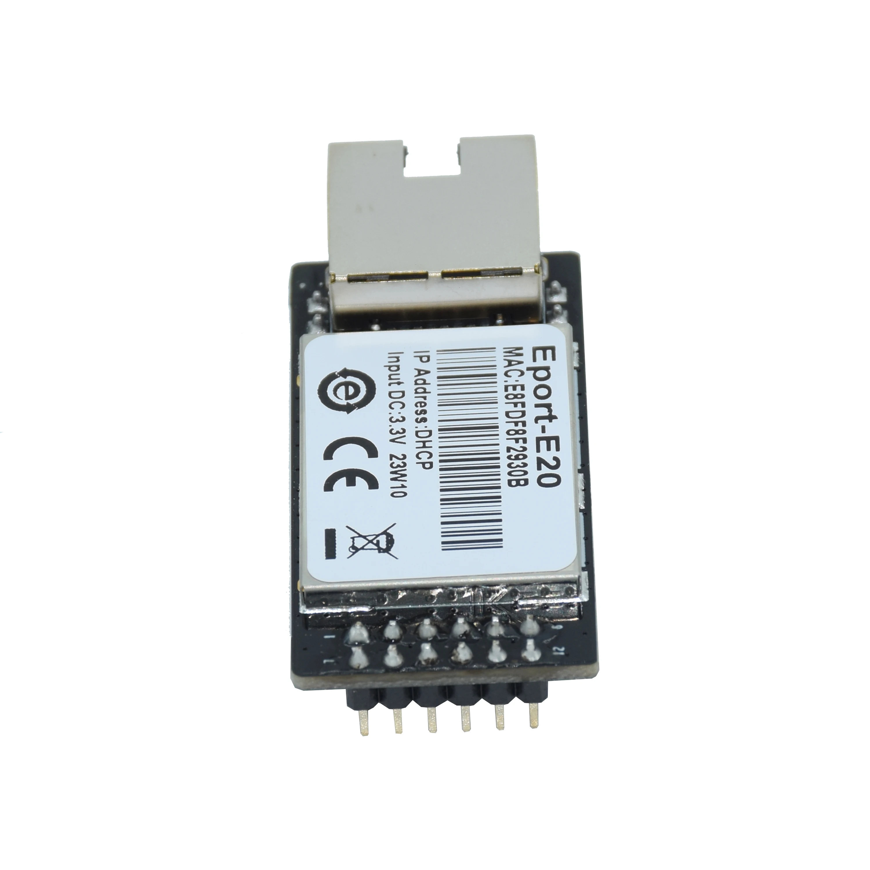 Eport-E20 Network Server Port 3.3v TTL Serial To Ethernet Embedded Module IOT Device Support DHCP TCP IP Telnet Modbus TCP