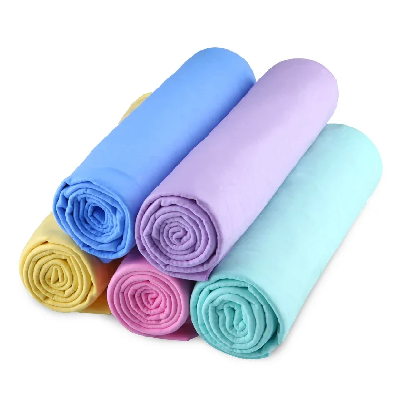 5Pcs/Set 66*43cm PVA Chamois Car Wash Towel Cleaner car Accessories Car care Home Cleaning Hair Drying Cloth