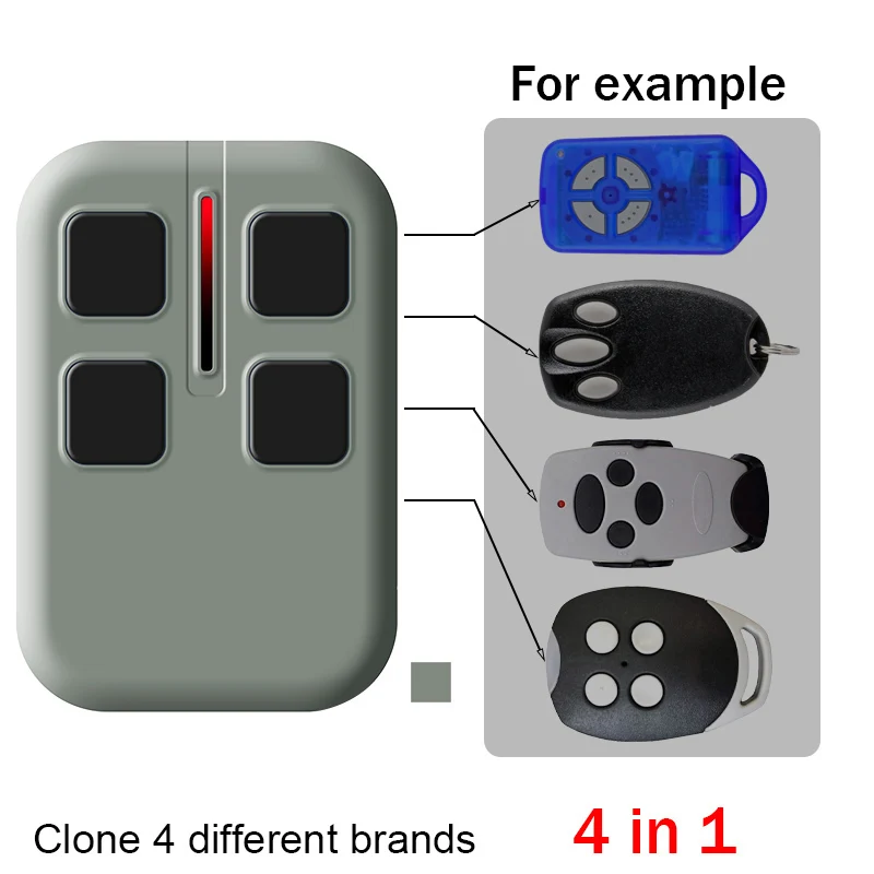 Multi Frequency Garage Door Remote Control Duplicator 280MHz-868MHz Electronic Gate Control Opener Variable Code Grabber Clone