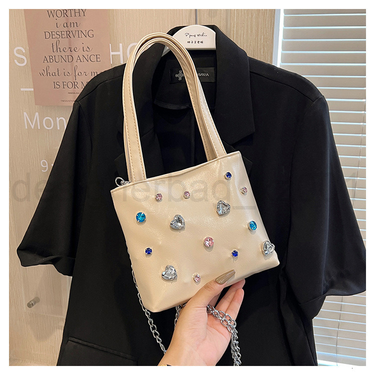 Bag Designer Fashion Classic 10a Top Woman Handbagevening Bags Small Niche Diamond Studded Tote for Women in Spring and Summer Fashionable Simple Sing