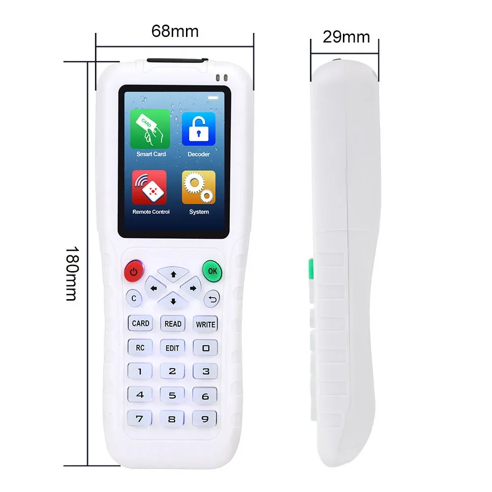 RFID Copier NFC Card Reader Writer Duplicator Cloner 125KHz 13.56 Rfid Key Fob Programmer T5577 UID Rewritable Key Cards USB