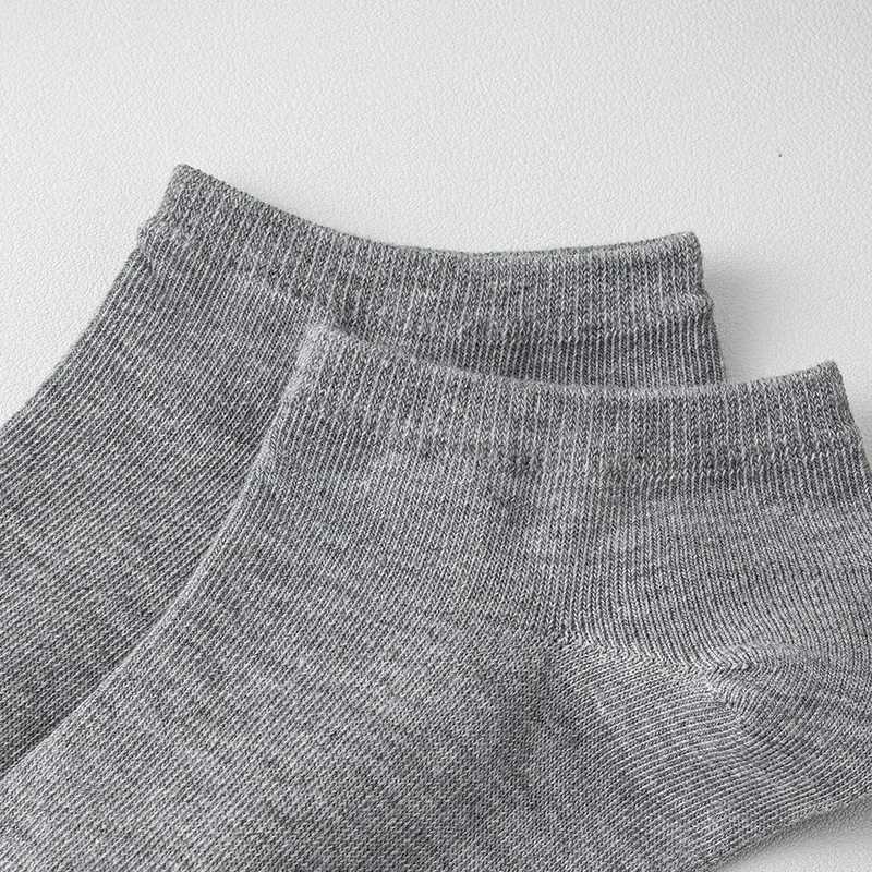 10 Pairs Women/Men Boat Invisible Low Cut Silicone Non-slip Summer No-show Ankle Solid Color Casual Breathable LX241102