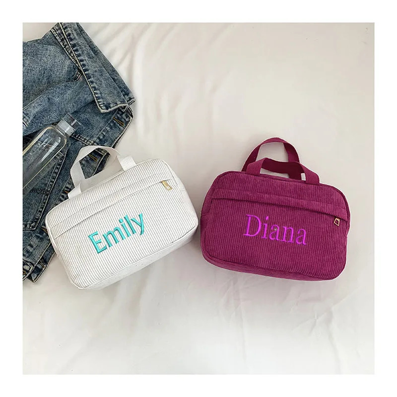 Personalized embryo makeup bag multifunctional portable travel storage bag casual handbag 241031