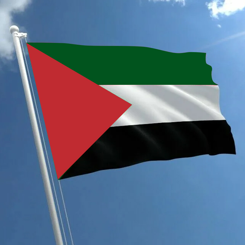 90X150Cm Palestine Flag High Quality Polyester Gaza Palestinian Freedom Banner Office Parade Festival Home Decoration