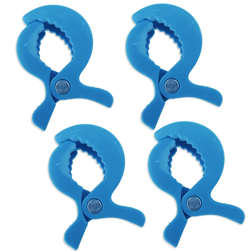 4pc/lot Baby Colorful Car Seat Accessories Plastic Pushchair Toy Clip Pram Stroller Peg To Hook Cover Blanket Mosquito Net Clips