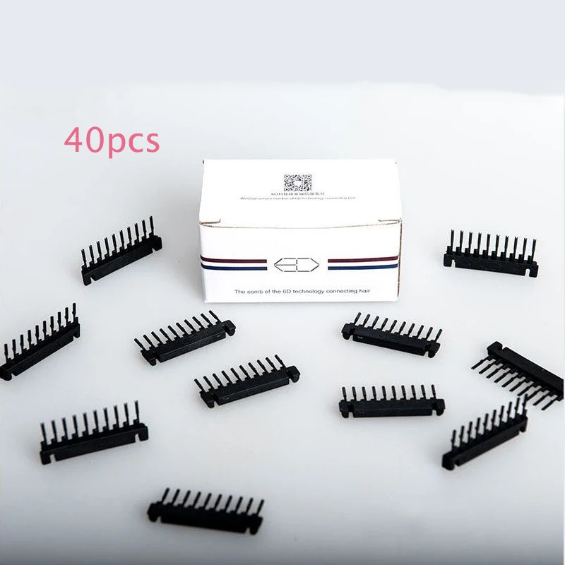 6D Hair Extensions Machine With10 pins Human Hair Connector Kits 6D Micro Link Remove Hair Plier Set 6D Har Buckle Hair Comb