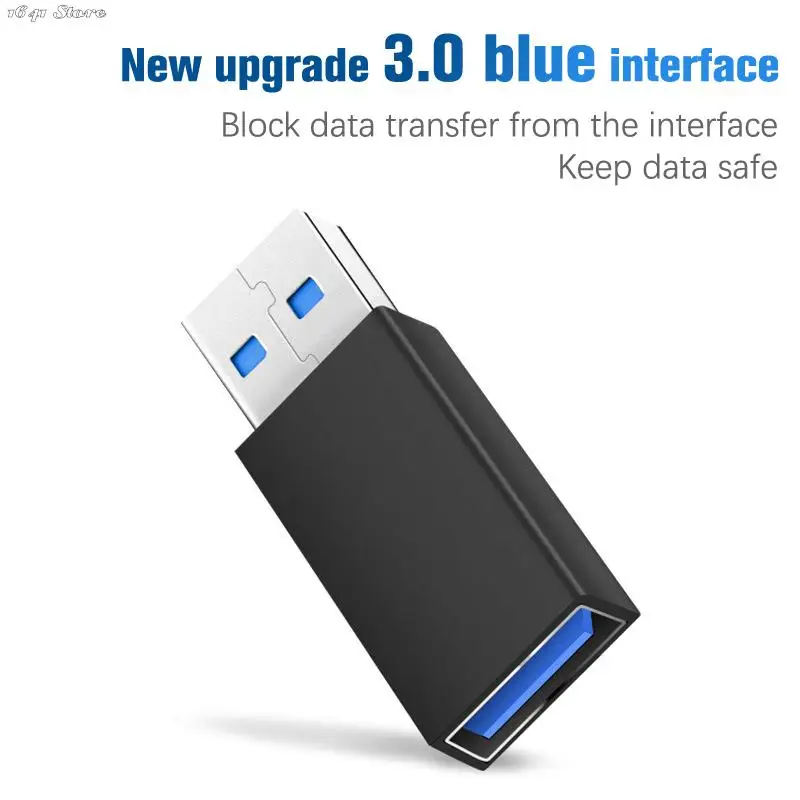 New 1PC USB Anti-hacking Blockers Data Sync Blockers USB Connectors Against Juice Jacking Adapters For Blocking Data Sync