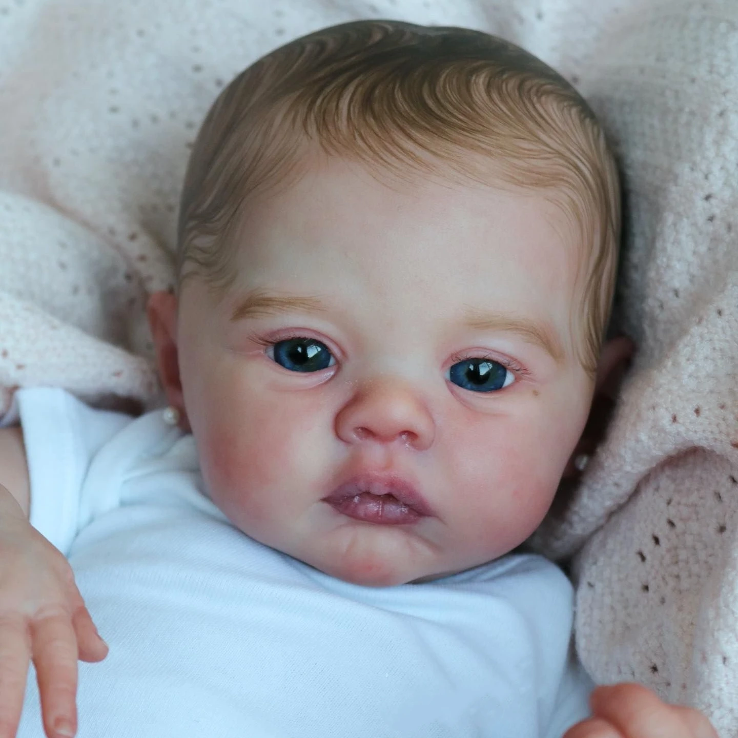 47cm Cuddly Whole Body Silicone Vinyl Meadow Bebe Reborn Girl With Visible Veins Soft Touch Feeling Lifelike Newborn Baby Girl