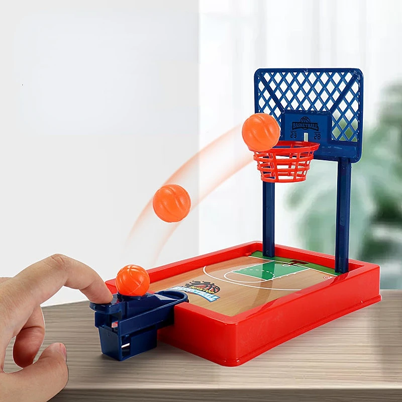 Desktop Board Game Basketball Finger Mini Shooting Machine Boy Party Table Interactive Outdoor Games Sports Toys for Kids Adults