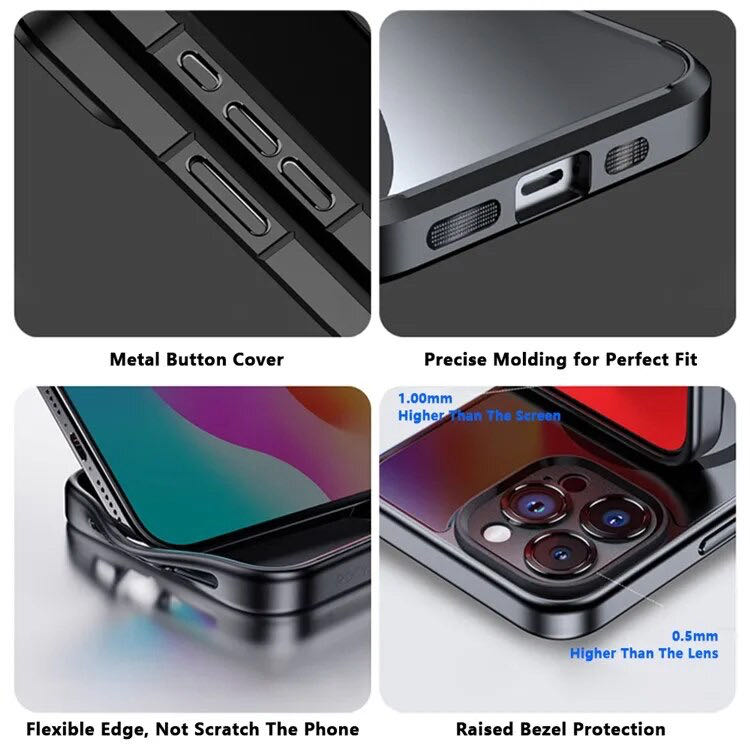 Ink Phone Smart NFC Refesh for iPhone 15 14 13 Pro Max High-end DIY Eink Back Display Screen Protection Battery Free Custom Case