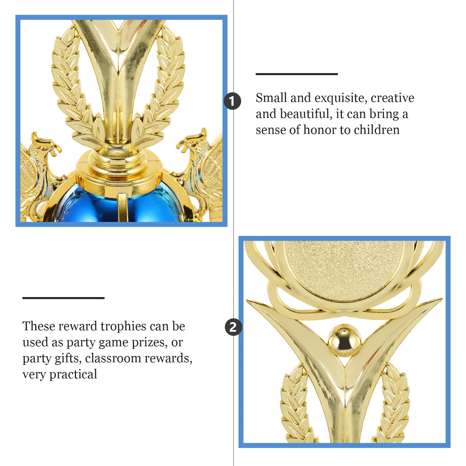 Soccer Trophies Kids Children's Trophy School Rewarding Supply Vivid Toy Celebrity Prize Cup Model Award Girl