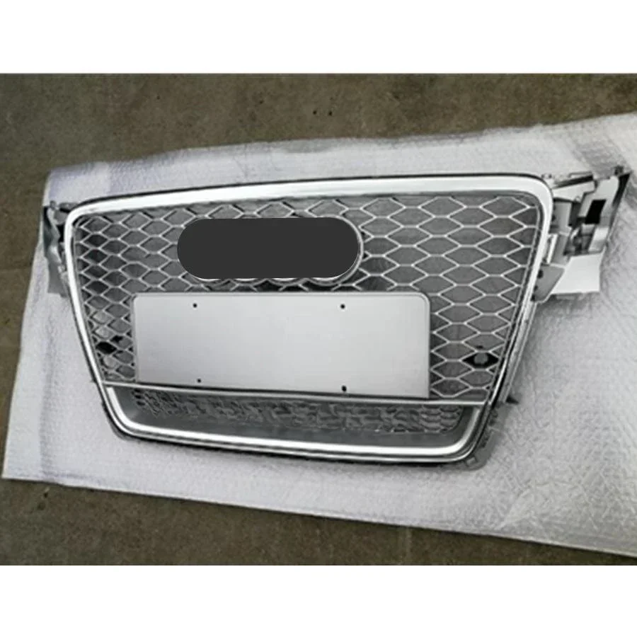 Front Sport Hex Mesh Honeycomb Hood Grill for Audi A4/S4 B8 2009 2010 2011 2012 for RS4 Style for Quattro Style