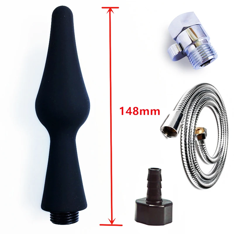 Wetips Enema Anal Anus Vaginal Cleaner Douche Silicone Nozzle Toilet Shower Tip Portable Bidet Cleaning 666 666