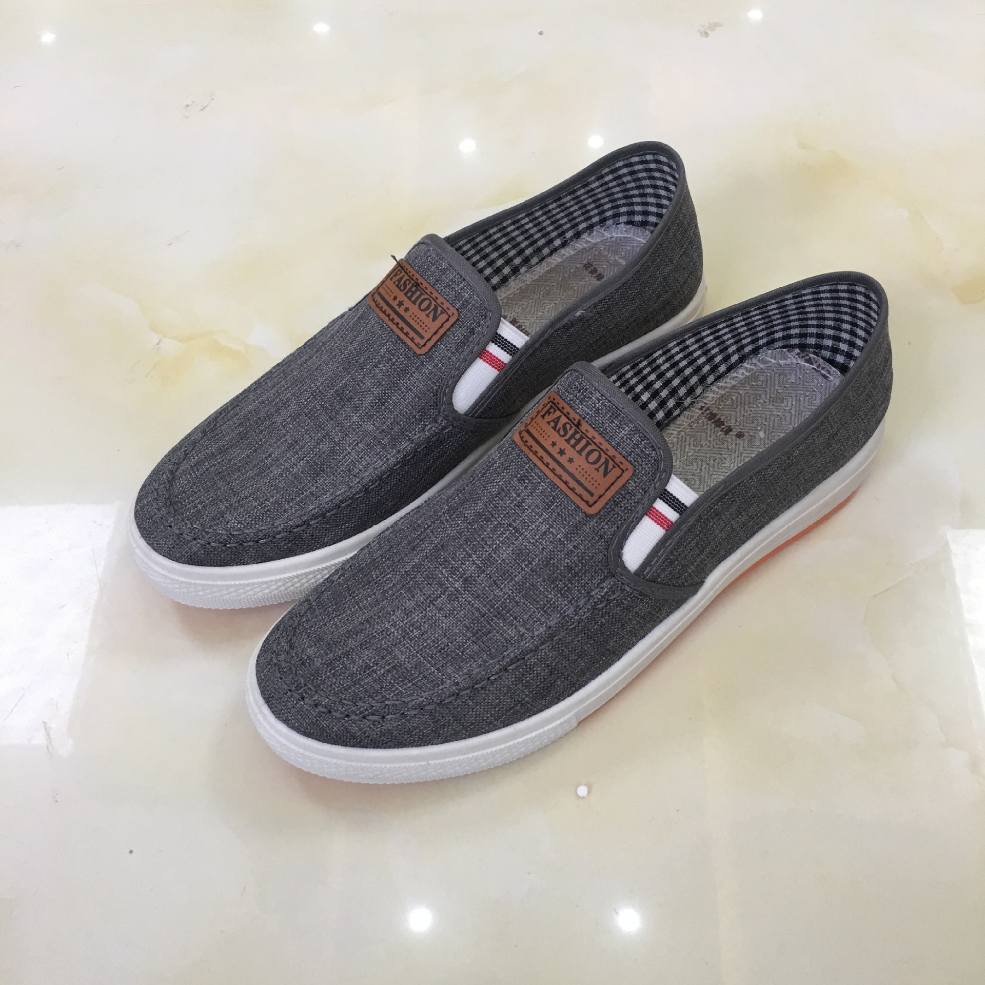 Men Casual Shoes on Canvas Loafers Comfortable Walking Flats for Man Dude Non Slip Soft Moccasins Sneakers Summer 3e9cf