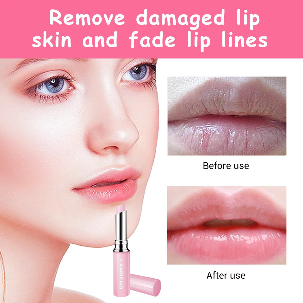 Lambena lipstick chameleon and nourishing lipstick reduces fine lines rose hyaluronic acid lasting lipstick 10 pieces 241031