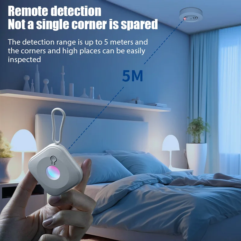 Hidden Camera Detector Portable Mini Mobile Phone USB Alarm Hotel Infrared Anti Surveillance Anti Candid Shooting Pinhole Camera