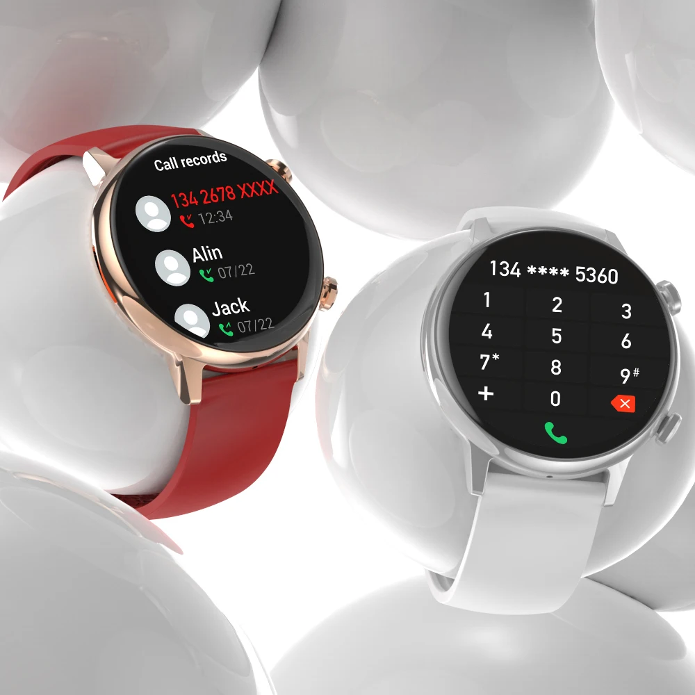 HK39 Smart Watch Women Small With Whatsapp IP68 Waterproof AMOLED 360*360 HD Screen Blood Pressure Android Ladies NFC Smartwatch