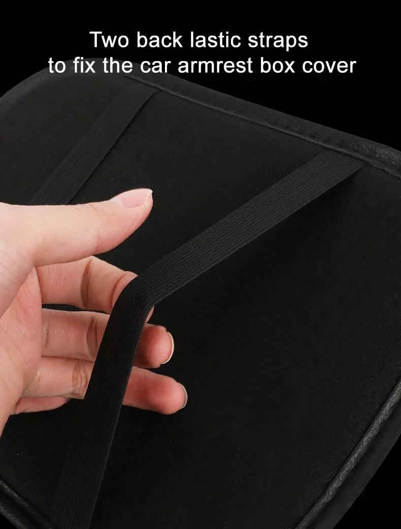 Auto Center Console Pad Crystal Bling Car Armrest Seat Box Cover Protector Universal Fit Diamond Car Decor Accessories for Women
