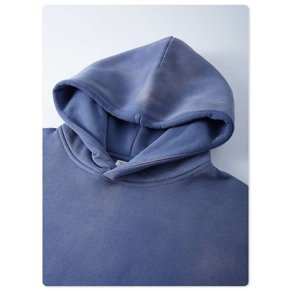 Bornladies Fashion Women Heavyweight Hooded Set Loose Warm Sports Pants Sweatshirt Plush Jackets Autumn Winter Couple Pullovers