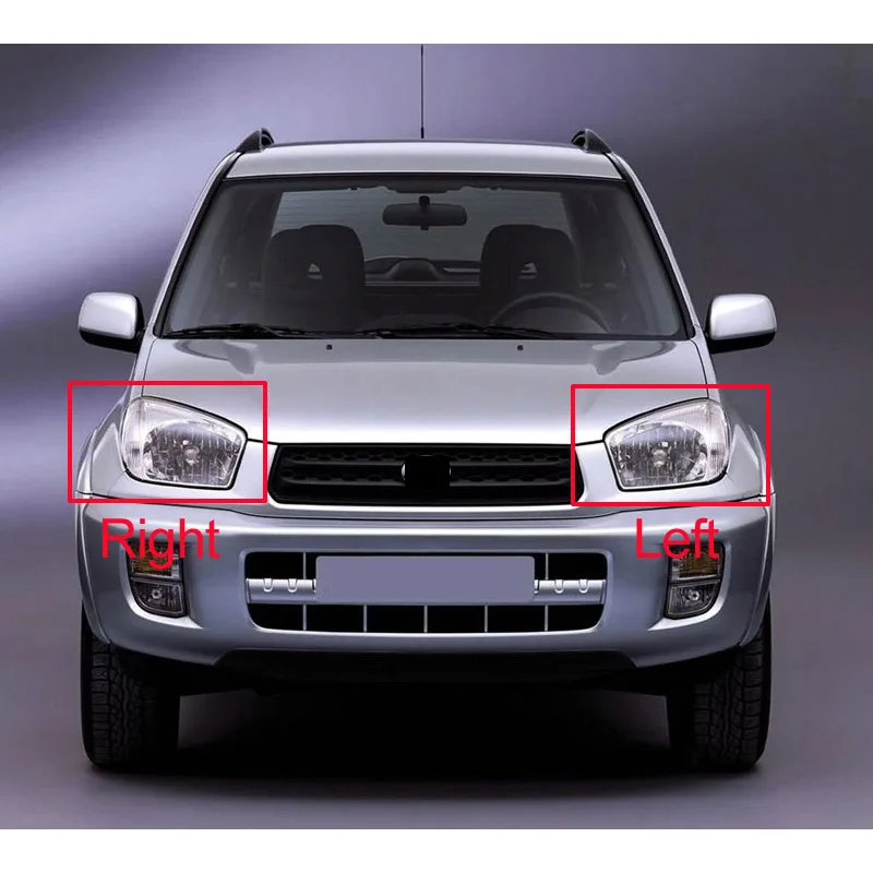 for Toyota Rav4 2001 2002 2003 2004 Side Car Headlight Cover head light lamp Transparent Lampshade Shell Lens Glass