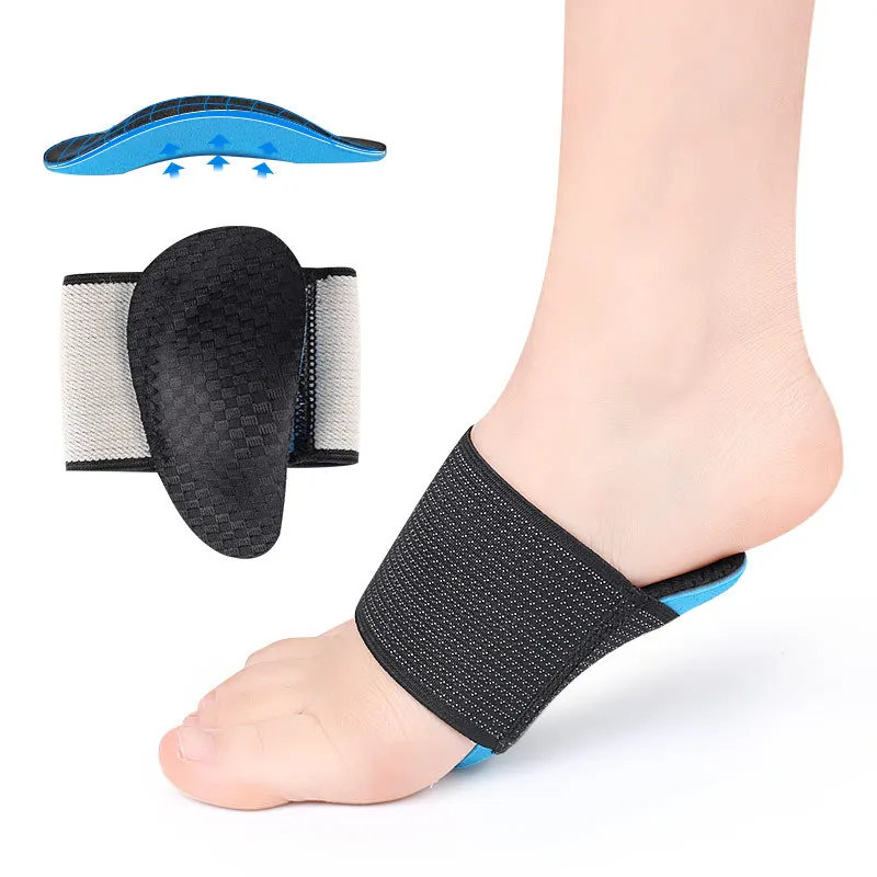2PCS Flat Feet Arch Support Orthopedic Insoles Pads Orthotics Flat Foot For Shoes Insert For Plantar fasciitis Feet Care Insoles