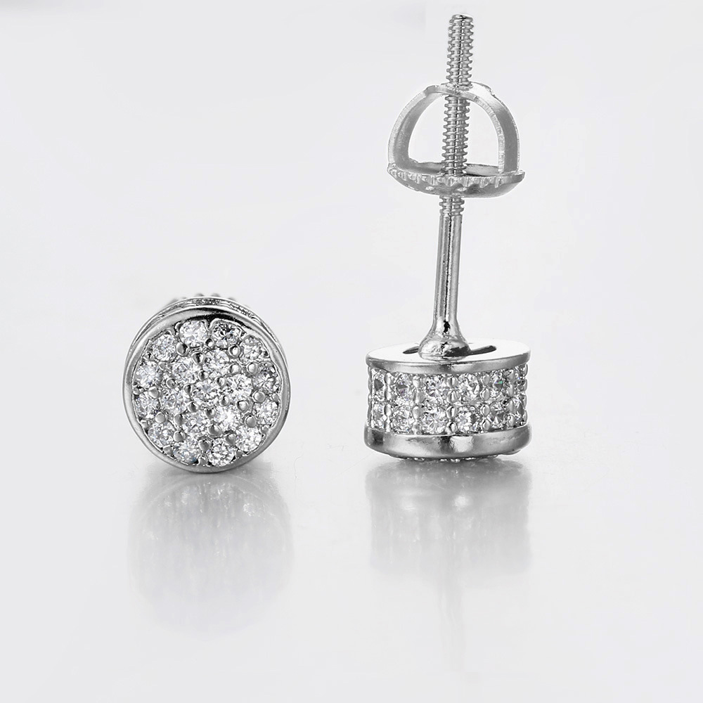 Light Luxury Thread Earrings for Women Micro Set AAA Zircon Trendy Earrings