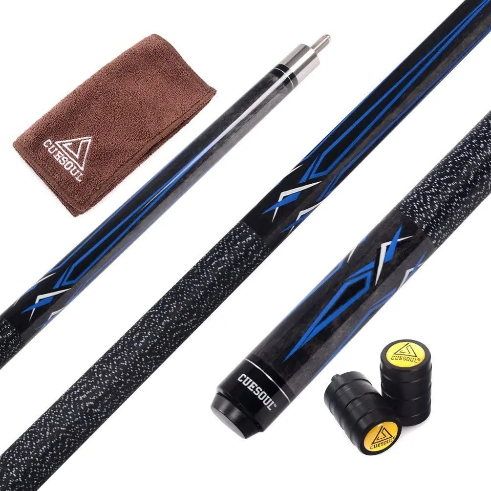 CUESOUL 21oz Pool Cue Stick with 12.75mm Cue Tip with or without Cue Case