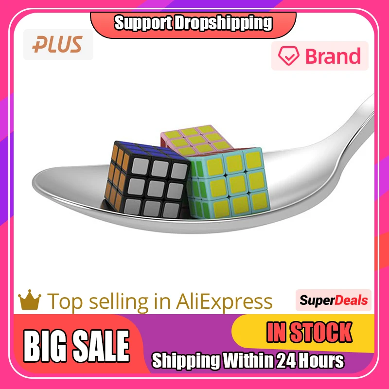 3x3x3 Mini Magic Cube 1cm Creative Smooth Small Miniature Magic Cube Fun Educational Toys For Children Gifts Drop Shipping