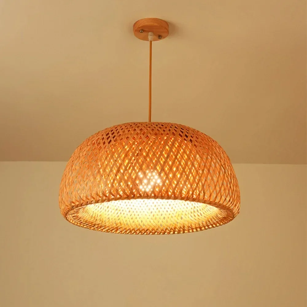 High Quality Modern Life Handmade Rattan Pendant Lamp Decorative Bamboo Chandeliers Vietnam Handicrafts