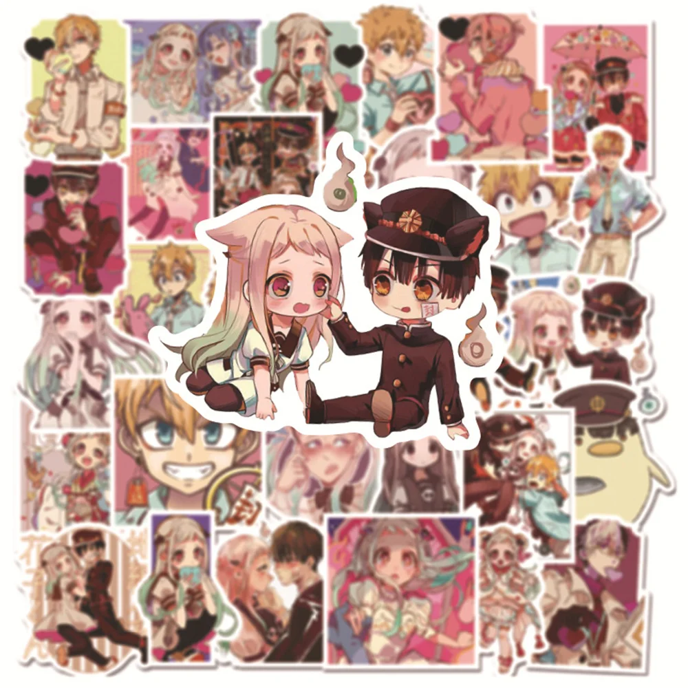 10/30/50PCS Ground-bound Juvenile Hanako-kun Japanese Anime Sticker Notebook Skateboard Waterproof Sticker Wholesale